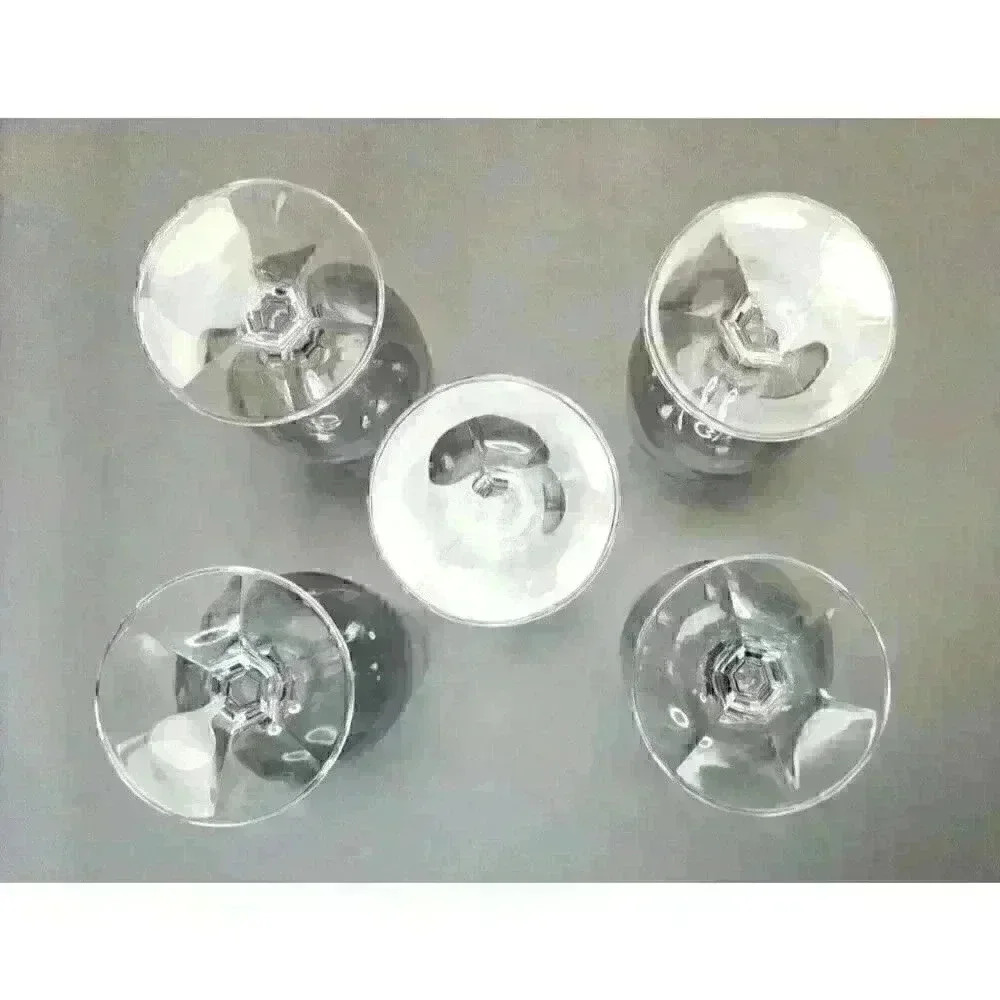 Schott Zweisel Nekar Smoke Etched Rose Crystal Iced Tea Water Glasses (Set of 5) - Picture 4 of 5